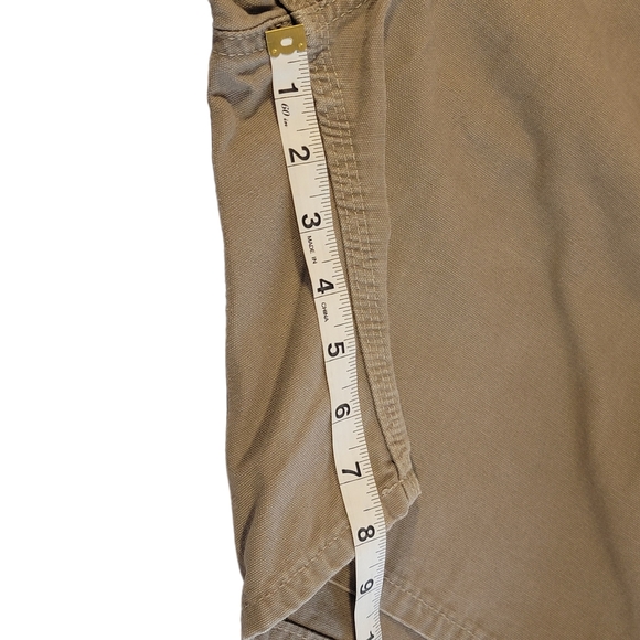 Carhartt Dark Khaki Heavy 100% Cotton Work Jobcore Summer Shorts 14 - Picture 16 of 16